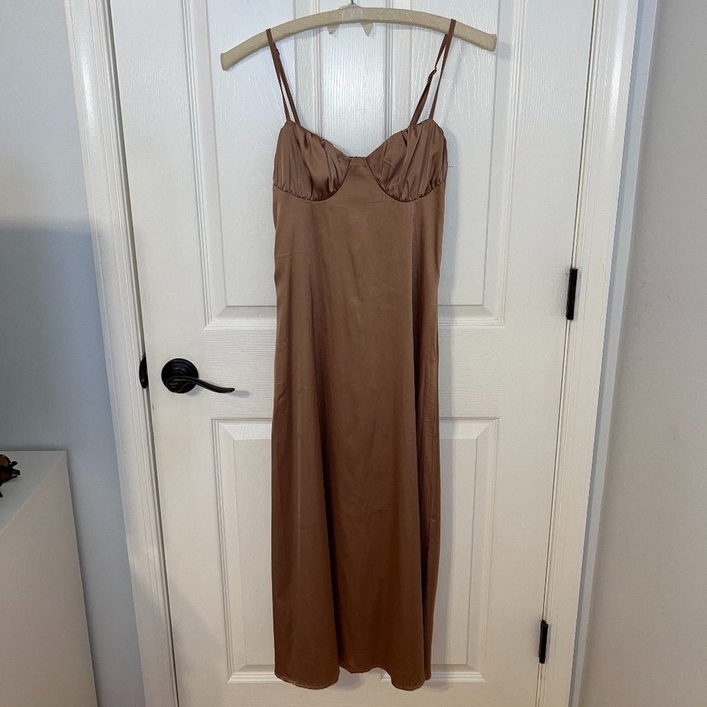 CHAMPAGNE COLORED DRESS